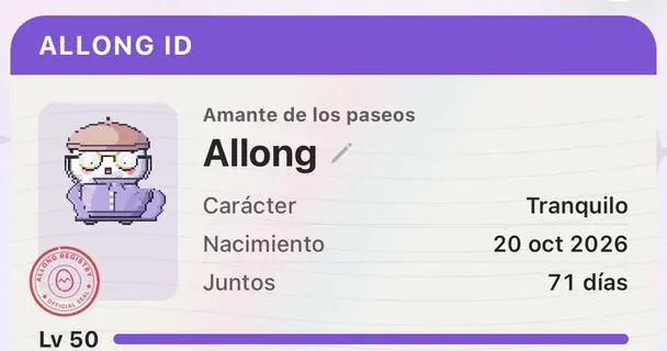 Allong caminando