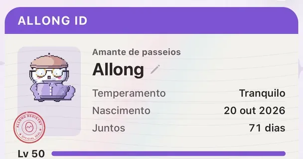 Allong caminhando